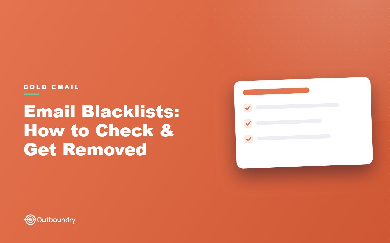 Email Blacklists: How to Check & Get Removed