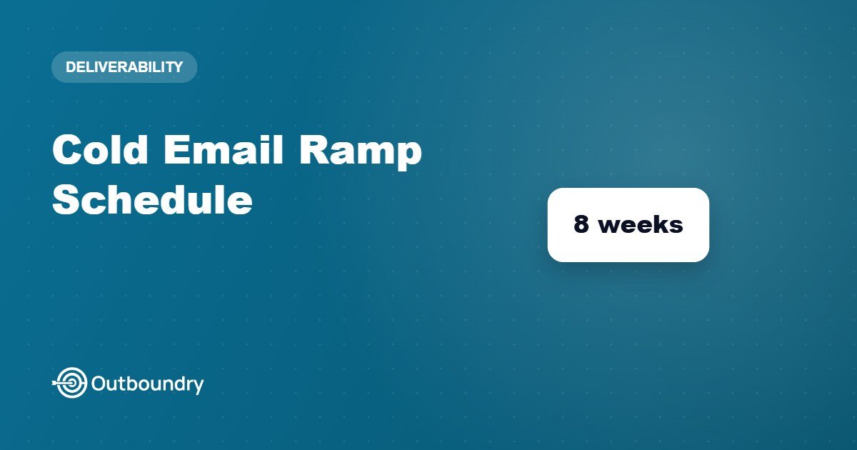 Cold Email Ramp Schedule: How Fast You Can Safely Increase Volume